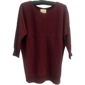 Cynthia Rowley Burgundy Cashmere Sweater Women’s Size M